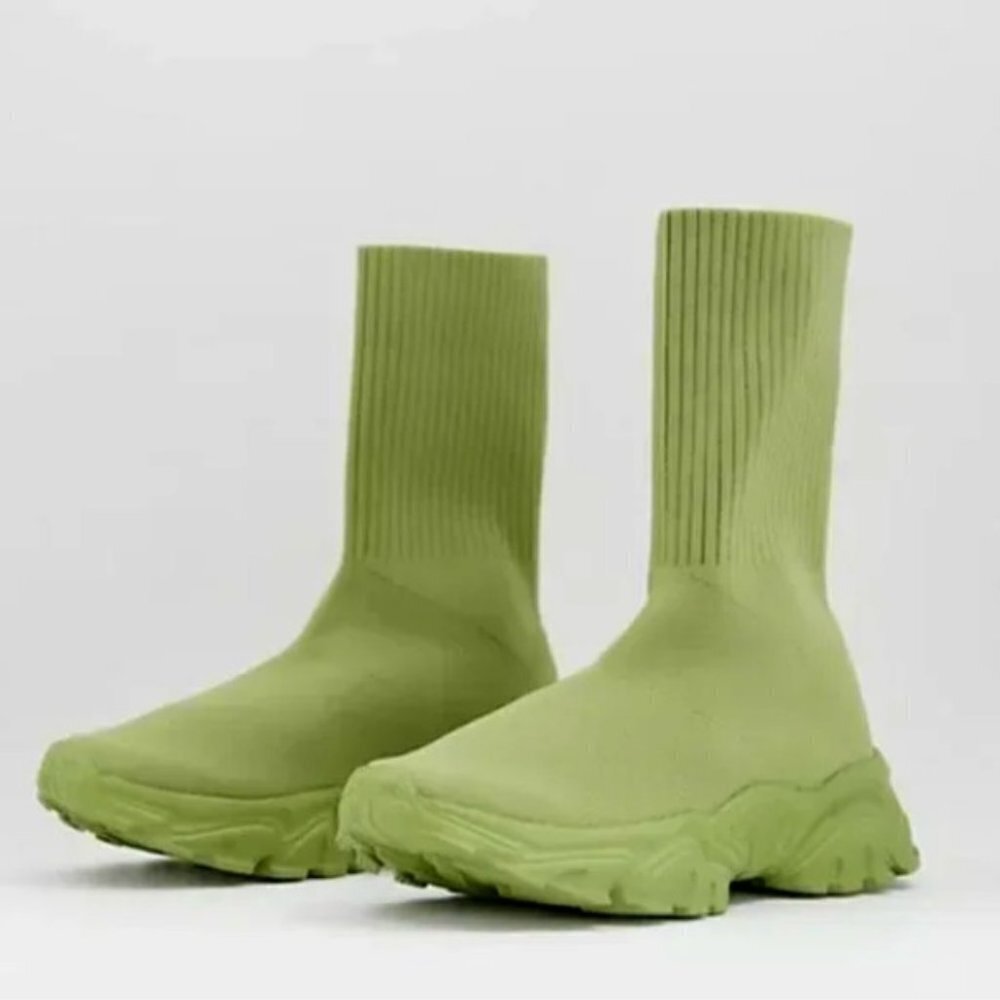 Asos Design Women's Deven Chunky Sock Trainers - US 6